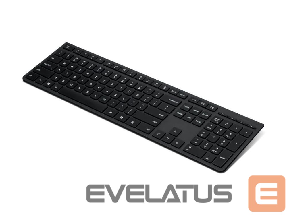 Arvuti klaviatuur Lenovo | Professional Rechargeable | Keyboard | Wireless | Bluetooth | US | Grey