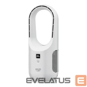Ventilaator Adler  Bladeless Rechargeable Fan | AD 7343 | Desk Fan | White | Diameter 14 cm | Number of speeds 3 