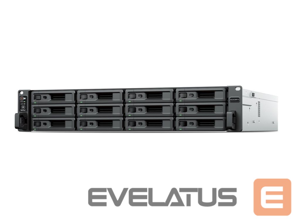 Mälupulk Synology RackStation RS2423RP+II | Efficient storage for centralized data management | AMD Ryzen | V1780B | 8 GB | DDR4 | Black