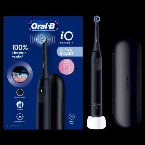 Hambahari Oral-B  Electric Toothbrush | iO2i | Rechargeable | For adults | Number of brush heads included 1 | Number of teeth brushing modes 3 | Night Black 