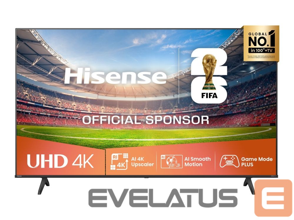 Televiisorid hisense 4K TV | 75A6Q | 75 | Smart TV | VIDAA Smart OS | UHD | Black