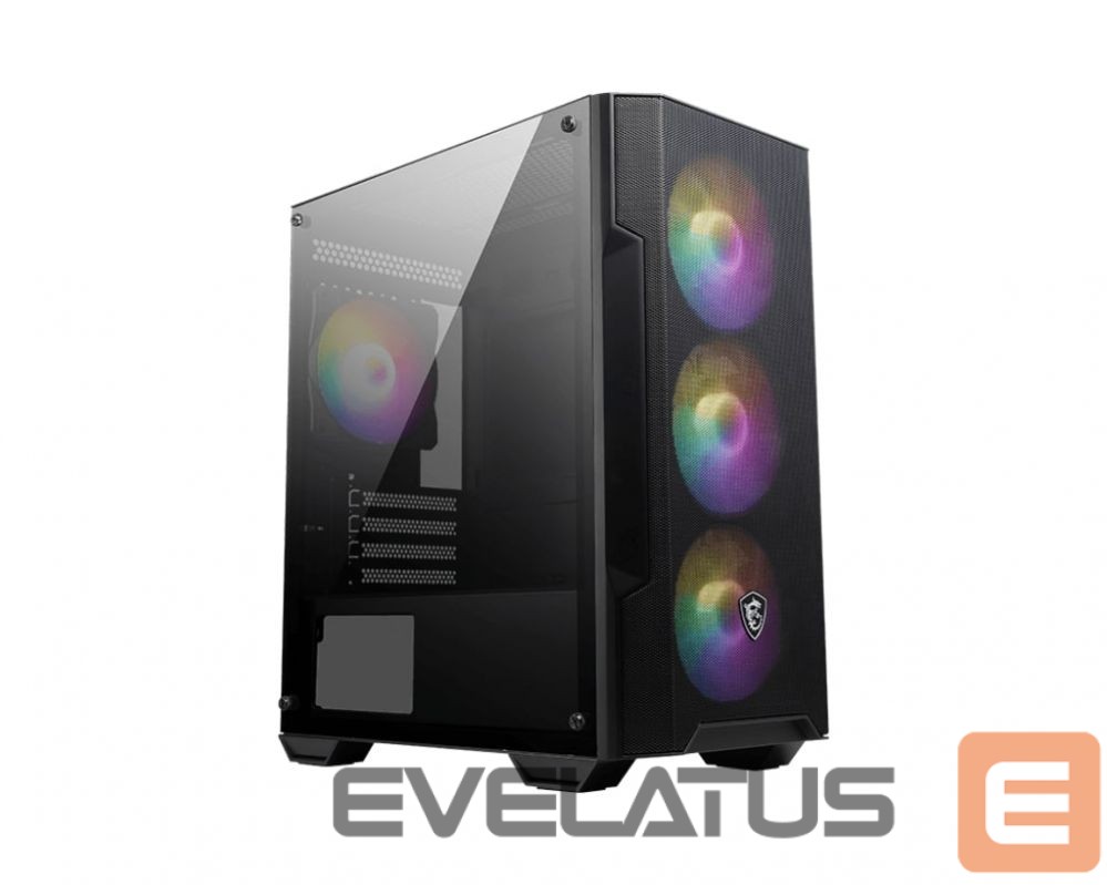 Arvuti korpus MSI PC Case MAG FORGE M100A Black Micro ATX Tower Power supply included No