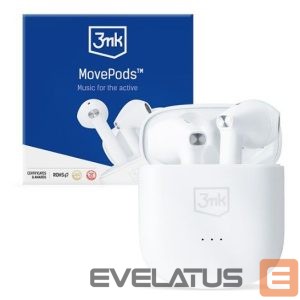 Juhtmevabad kõrvaklapid 3MK  MovePods 6.5 hours Bluetooth 5.3 White