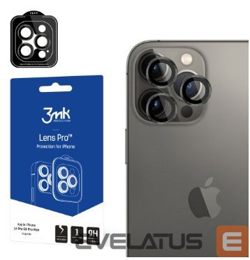 Kaitseklaasid 3MK Apple iPhone 14 Pro/14 Pro Max Lens Protection Pro Graphite