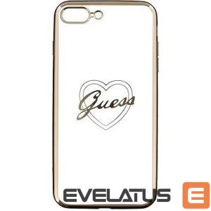 Tagakaaned Guess Apple iPhone 7 Plus / 8 Plus Apple Heart TPU Case Gold