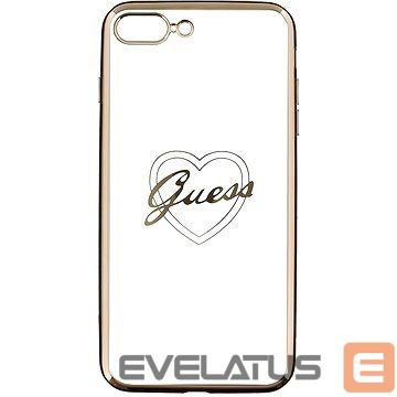 Tagakaaned Guess Apple iPhone 7 Plus / 8 Plus Apple Heart TPU Case Gold