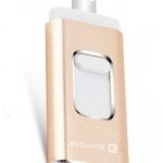 Mälupulk Evelatus  USB Flash to Lightning 32GB 3in1  (USB, iPhone and Micro) Gold