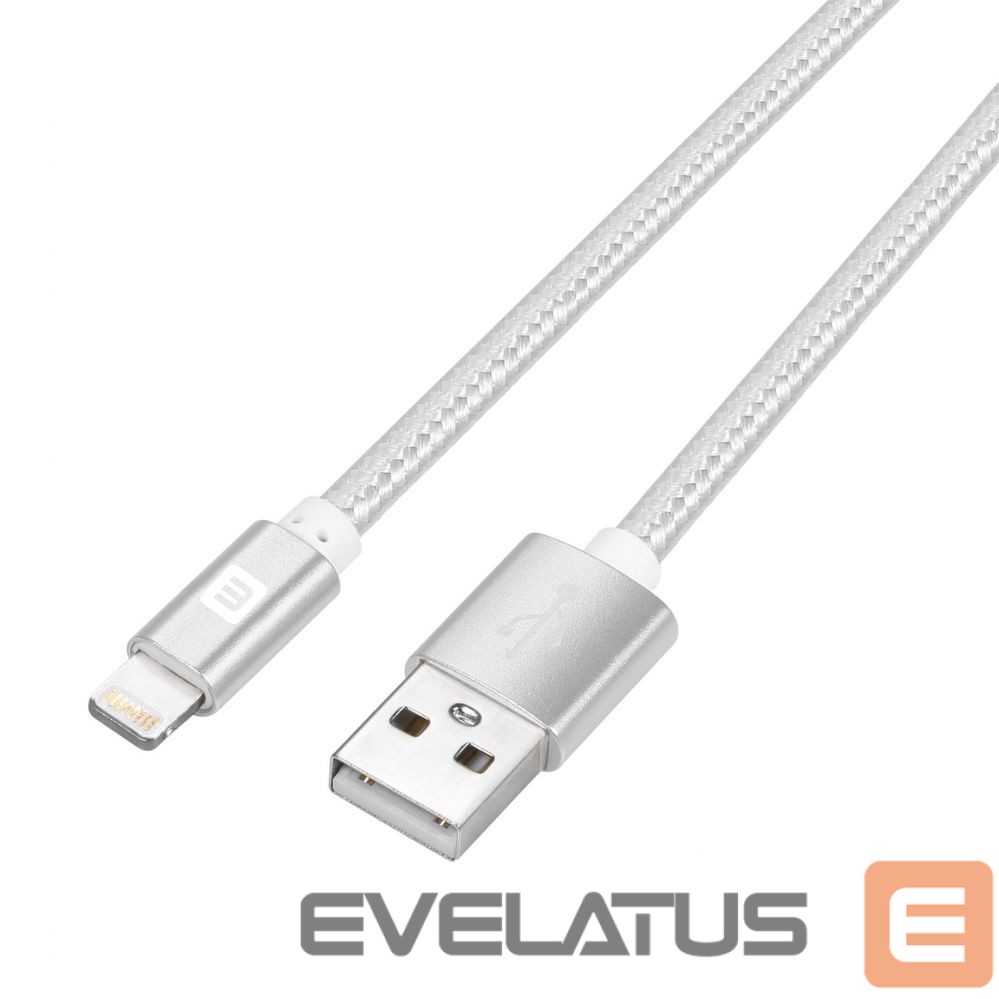 Kaabel Evelatus Apple Lightning Cable 2M MFI04 Silver