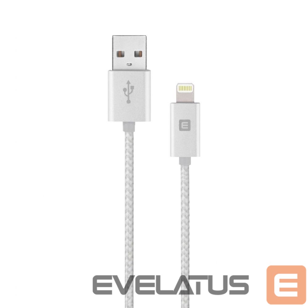 Kaabel Evelatus Apple Lightning Cable 2M MFI04 Silver
