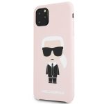Tagakaaned Karl Lagerfeld Apple iPhone 11 Pro Max Silicone Fullbody Ikonic Pink Pink