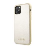 Tagakaaned Guess Apple iPhone 11 Pro Iridescent PU Leather Hard Case Gold