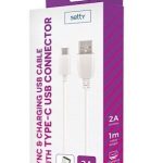 Kaabel Setty Universal USB Type-C Cable 1m 2A White