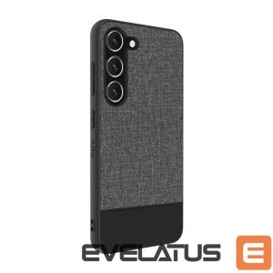 Tagakaaned iLike Samsung Galaxy S23 Plastic Leather Back Cover Gray