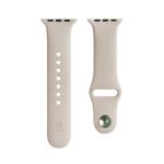 Rihm Evelatus  Apple Watch 42/44/45mm Silicone Loop Watch Straps (S/M 110mm) Pink Sand