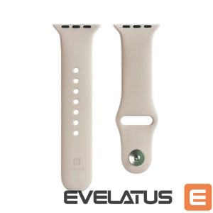 Rihm Evelatus  Apple Watch 42/44/45mm Silicone Loop Watch Straps (S/M 110mm) Pink Sand