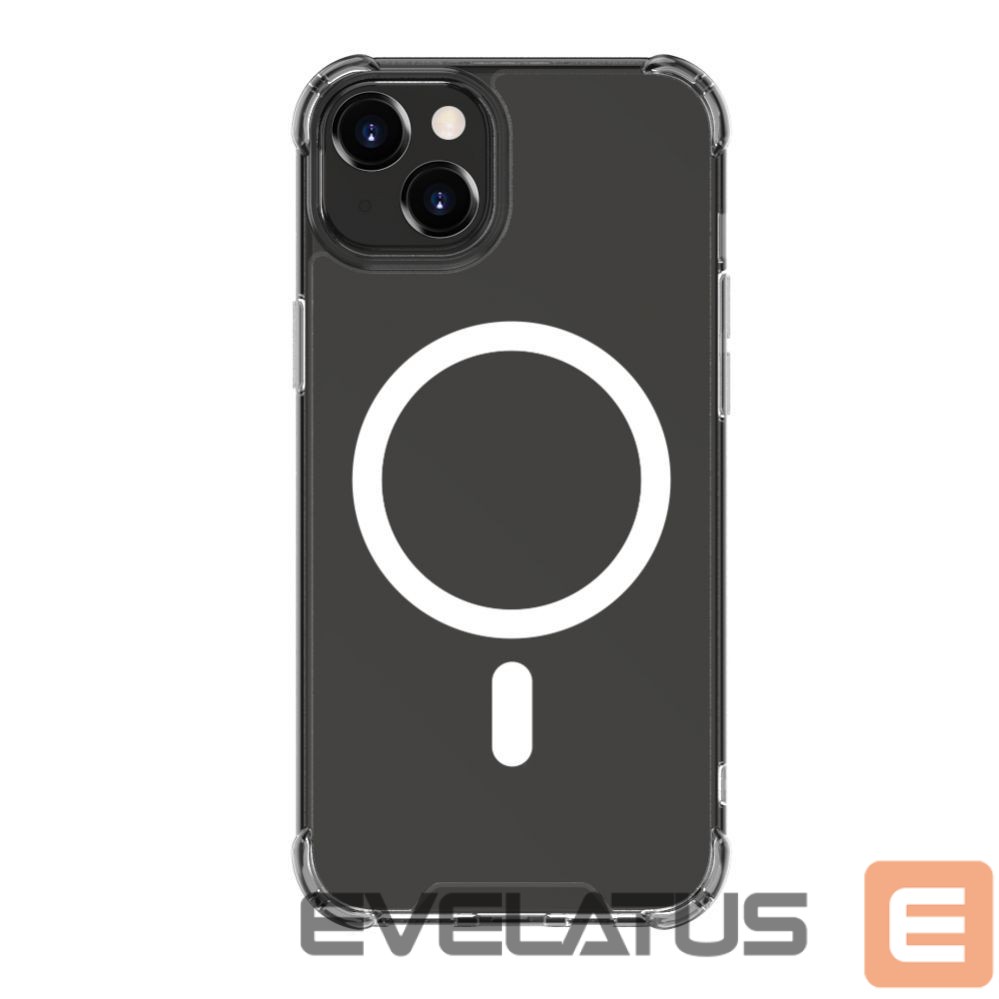 Tagakaaned Evelatus Apple iPhone 15 Shockproof case with Magsafe Transparent
