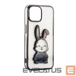 Tagakaaned iLike Apple iPhone 11 Silicone Case Print Desire Rabbit Black
