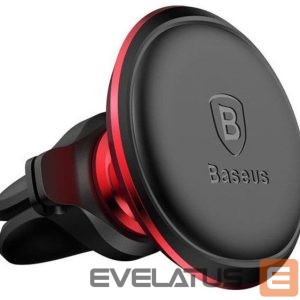 Automaatne hoidja Baseus  Magnetic car holder ventilation grille Black Red