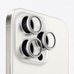 Kaitseklaasid Evelatus Apple iPhone 15 Pro / 15 Pro Max Camera Lens Protector Armor White Titanium 