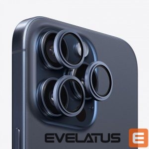 Kaitseklaasid Evelatus Apple iPhone 15 Pro / 15 Pro Max Camera Lens Protector Armor Blue Titanium 