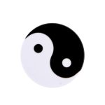 Universaalne telefonihoidja (Popsocket) iLike  Universal Pop Holder Yin Yang Black White