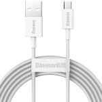 Kaabel Baseus - Superior Fast Charging Data Cable MicroUSB 2m White