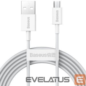 Kaabel Baseus - Superior Fast Charging Data Cable MicroUSB 2m White