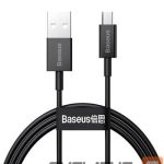 Kaabel Baseus - Superior Fast Charging Data Cable USB to Micro 1m Black