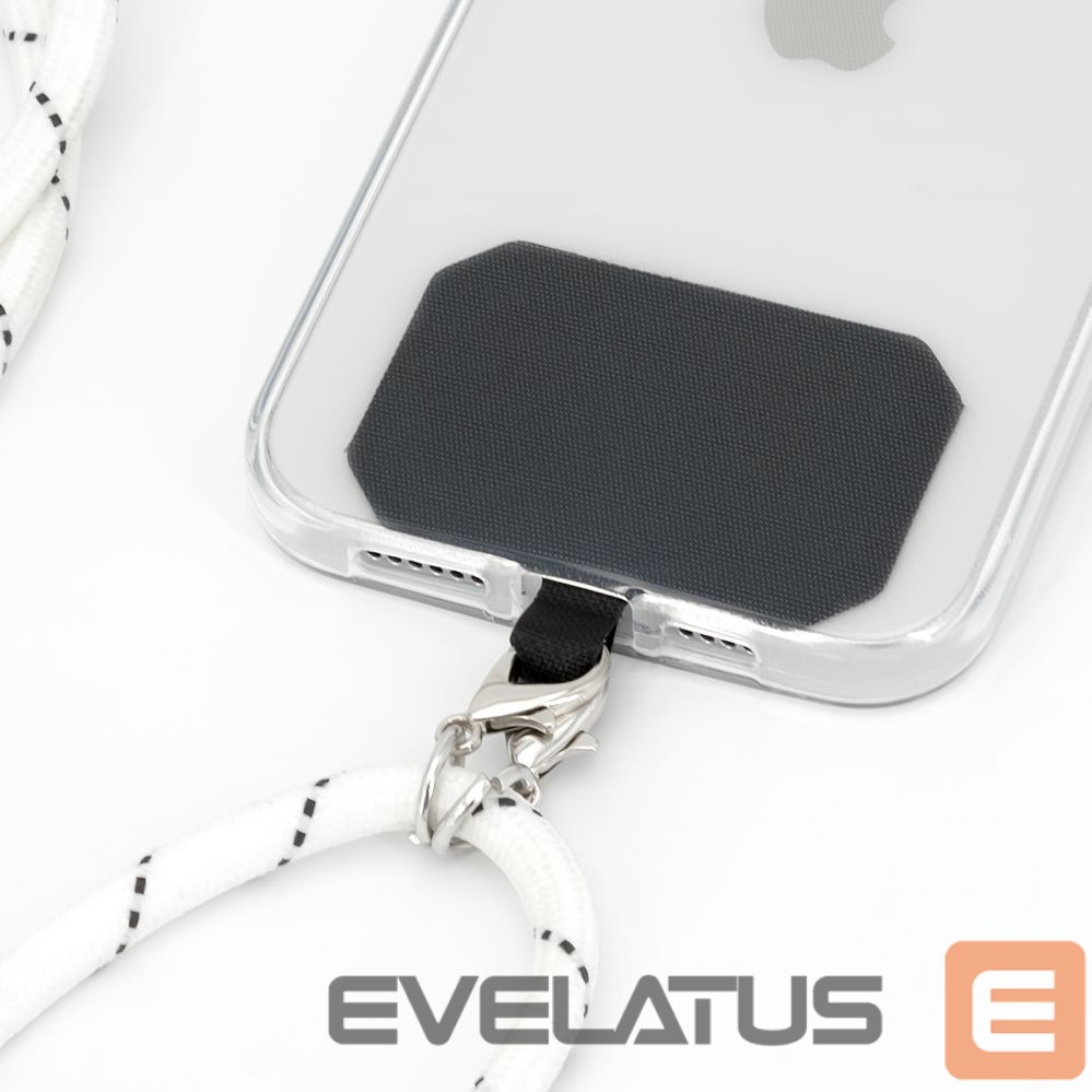 Universaalne telefonihoidja (Popsocket) iLike Removable Handsrtap For Strip Black