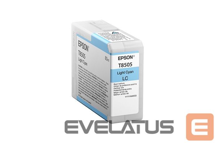 Tarvikud ja tarvikud EPSON T8505 Ink Cartridge, Light Cyan