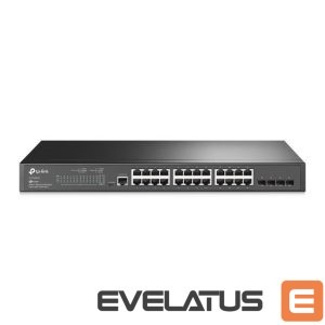 Server – muud tarvikud TP-Link  JetStream L2 Switch TL-SG3428 Web Managed, Rackmountable, SFP ports quantity 4, Power supply type Single, Ethernet LAN (RJ-45) ports 24, 1 × Console Port, 1× Micro-USB Console Port 