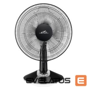 Ventilaator ETA  Zefir 160790010  Table Fan, Number of speeds 3, 45 W, Oscillation, Diameter 30 cm, Black 