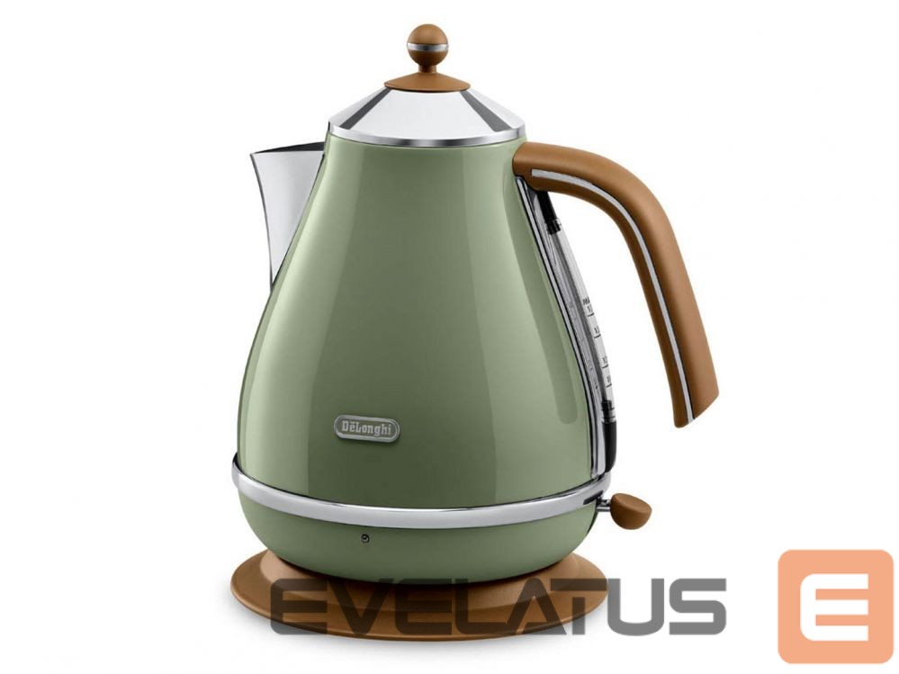 Veekeetja DeLonghi KBOV 2001.GR Kettle Electric 2000 W 1.7 L 360° rotational base Green