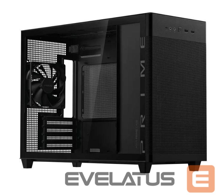 Arvuti korpus Asus Case||Prime AP201 Tempered Glass|Micro|Not included|MicroATX|MiniITX|Colour Black|PRIMEAP201TG