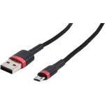 Kaabel Baseus  CABLE MICROUSB TO USB 1M/RED/BLACK CAMKLF-B91 