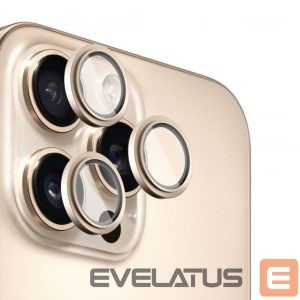 Kaitseklaasid Evelatus Apple iPhone 16 Pro / 16 Pro Max Camera Lens Protector Armor Desert Titanium