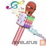 Mikrofon iWear  M85 Karaoke Kids & Adult Fun Effect Microphone with Speakers & Recodr Micro SD USB Bluetooth 