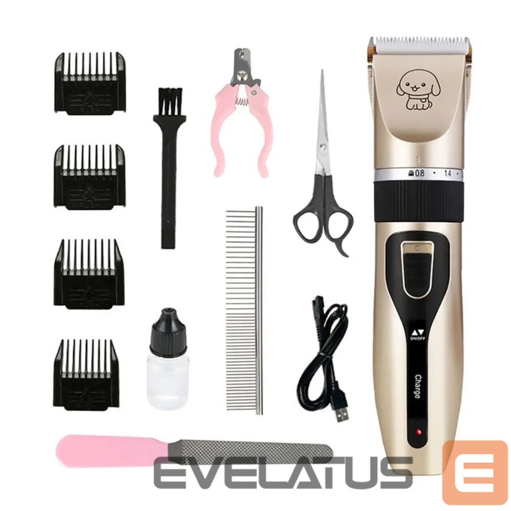Teine toode iLike X6 Dog Clipper Set Titanium-Ceramic Blade + USB Charging 120min Runtime