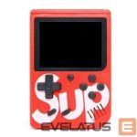 Mängukonsoolid GameBox  R1 8bit Portable Retro Game console with 400 games 3'' LCD with TV RCA cable Red