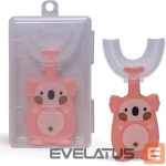 Hambahari Kiddyz  U1 Electric Tooth brush kids 2–6 years U shape soft silicone bristles + Dustproof case Pink