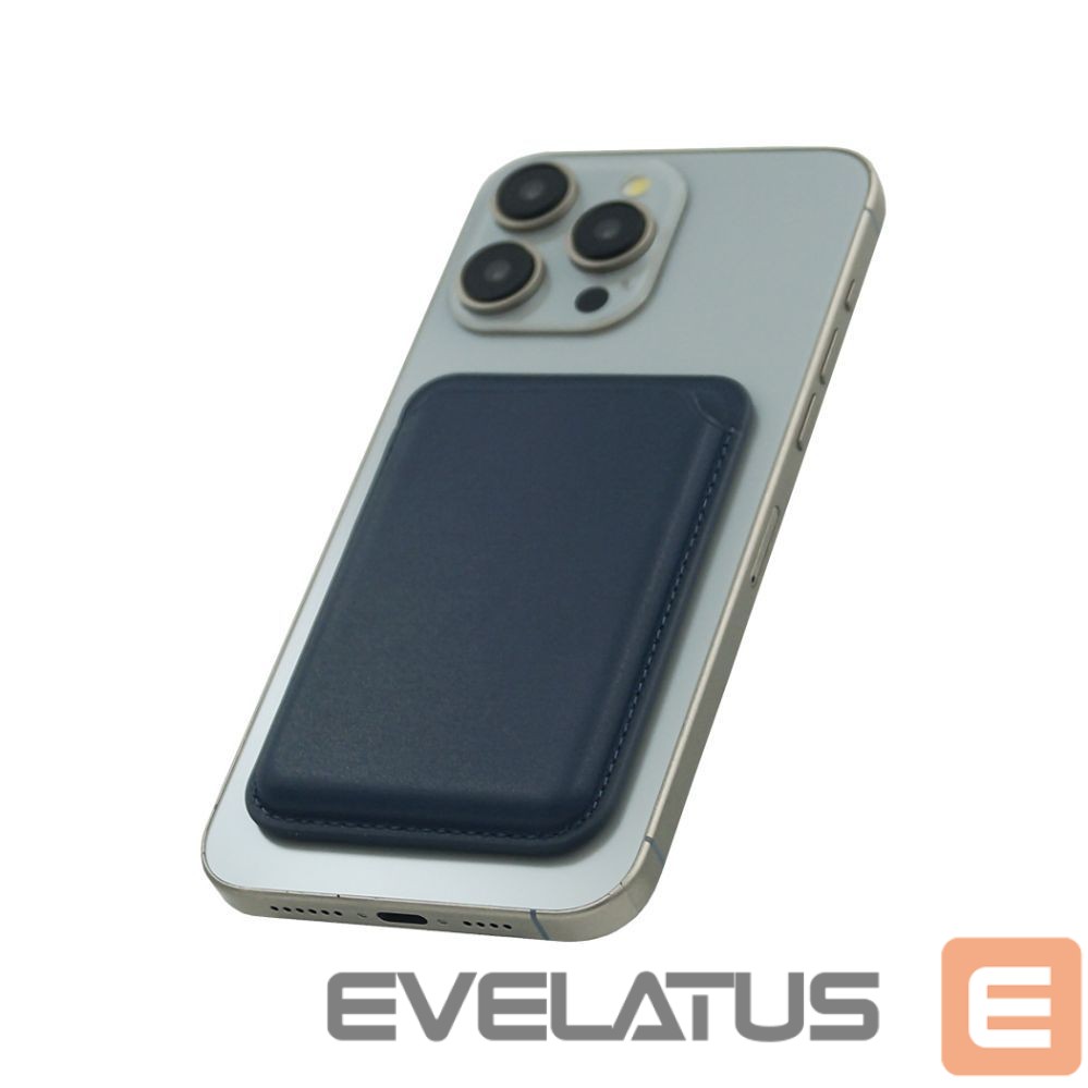 Universaal mobiiltasku Evelatus Universal PU Leather Wallet with MagSafe Dark Blue