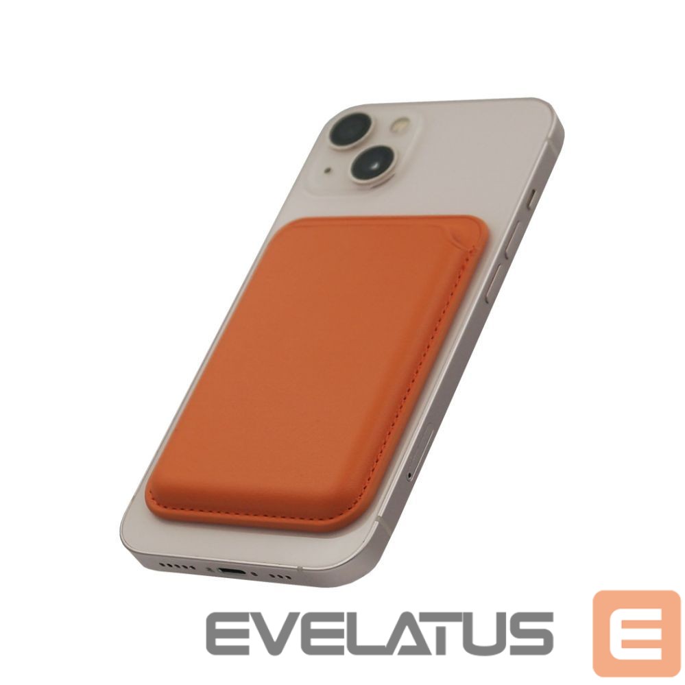 Universaal mobiiltasku Evelatus Universal PU Leather Wallet with MagSafe Orange
