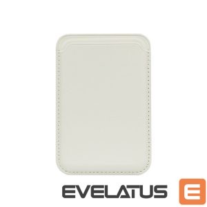 Universaal mobiiltasku Evelatus Universal PU Leather Wallet with MagSafe White