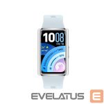Fitness käevõru Huawei  Band 11 Pro Silver Aluminum Alloy Case with Blue Fluoroelastomer Strap (Candy-B49F) 