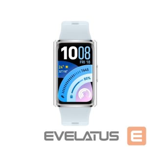 Fitness käevõru Huawei  Band 11 Pro Silver Aluminum Alloy Case with Blue Fluoroelastomer Strap (Candy-B49F) 