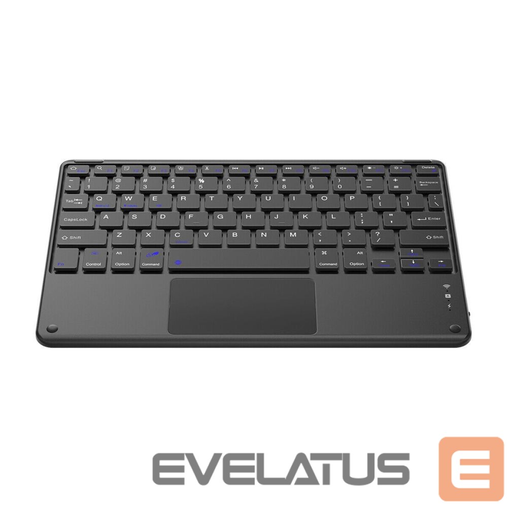 Arvuti klaviatuur Blackview K1 Bluetooth Keyboard Wireless Ultra Slim 10” – 280mAh Battery, Bluetooth 3.0, Compatible with Windows / Android / iOS, Black Gray
