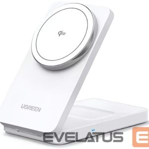 Juhtmeta laadija Ugreen  Wireless Charger 2in1,20W,Qi2 45057 iPhone, AirPods White