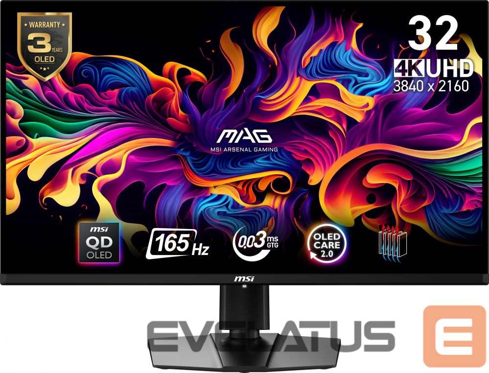 Monitorid MSI MONITOR OLED 32"/MAG 321UP QD-OLED