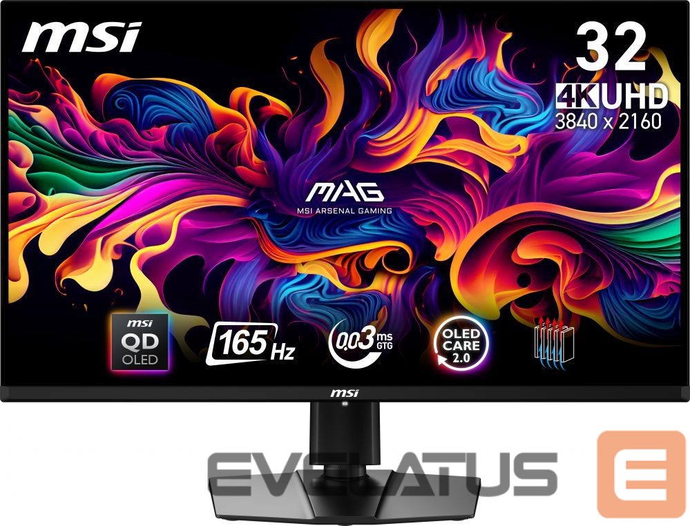 Monitorid MSI MONITOR OLED 32"/MAG 321UP QD-OLED