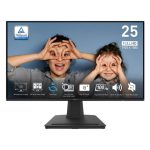 Monitorid MSI  LCD Monitor||PRO MP252|24.5"|Panel IPS|1920x1080|16:9|100Hz|Matte|1 ms|Speakers|Tilt|Colour Black|PROMP252 
